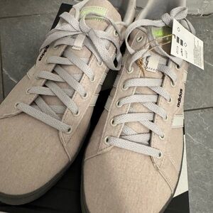 Adidas Light Beige Canvas Sneakers